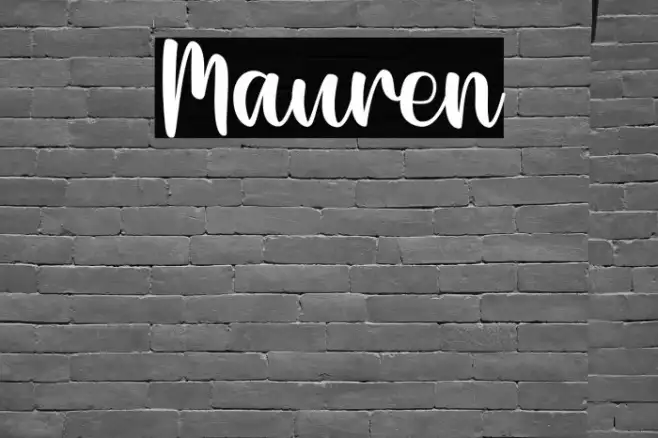 Mauren Example 1