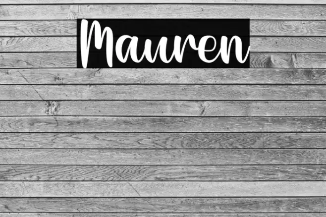Mauren Example 2