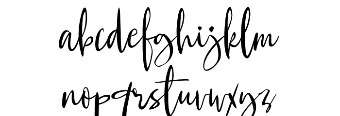 Mauritania Regular Font LOWERCASE