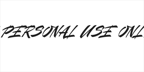 Mauritz Bold PERSONAL USE ONLY Bold Italic Logo