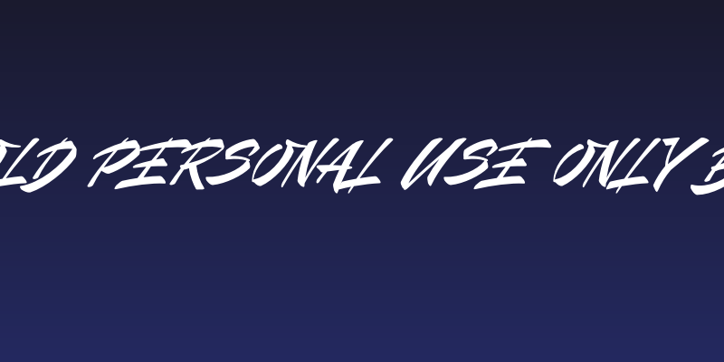 Mauritz Bold PERSONAL USE ONLY Bold Italic Social Header