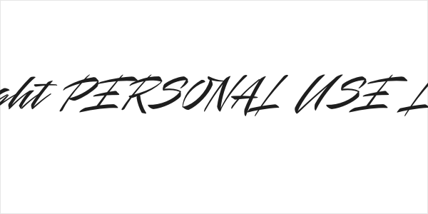 Mauritz Light PERSONAL USE Light Italic Logo