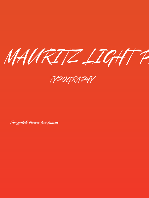 Mauritz Light PERSONAL USE Light Poster