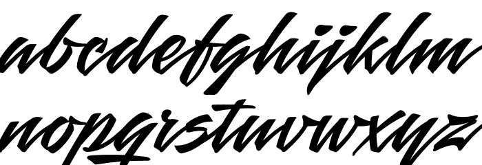 Mauritz PERSONAL USE ONLY Regular Font LOWERCASE