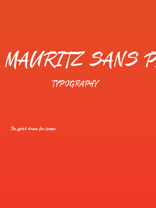 Mauritz Sans PERSONAL USE Regular Poster