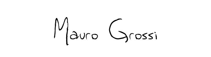 Mauro Grossi  font caratteri gratis