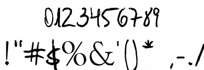 Mauro Grossi Font OTHER CHARS