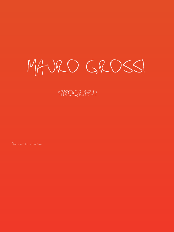 Mauro Grossi Poster