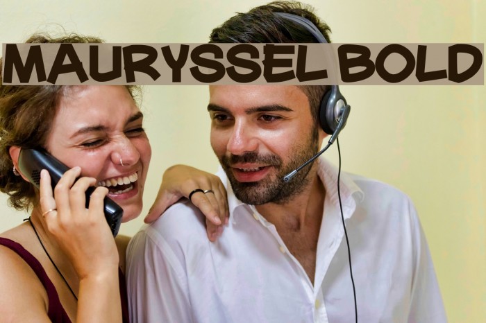 Mauryssel Bold Font examples