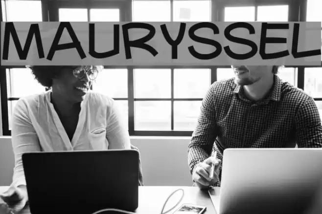 Mauryssel Font examples