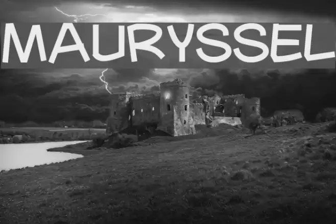 Mauryssel Font examples