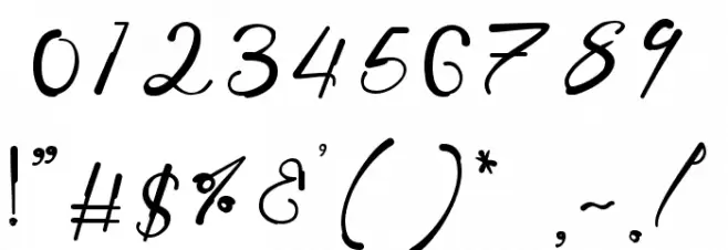 Mauthy Ghoise Font OTHER CHARS