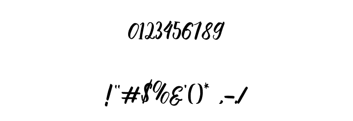 Mauty Elena Font OTHER CHARS