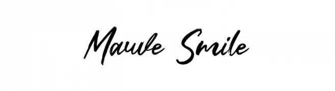 Mauve Smile  フリーフォントのダウンロード