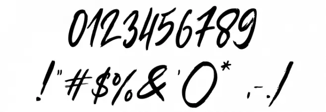 Mauve Smile Font OTHER CHARS