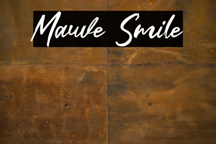 Mauve Smile Example 2