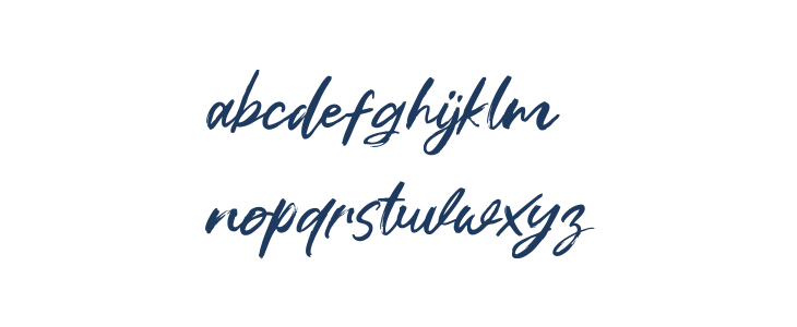 Mauve Smile Lowercase