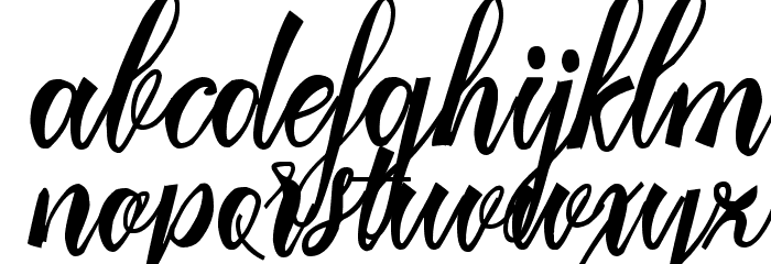 Mavblis Demo - Free For Persona Font LOWERCASE