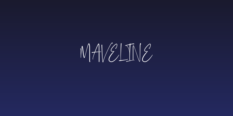 Maveline Social Header