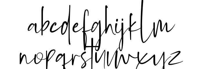Maveline Font LOWERCASE