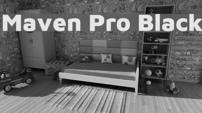 Maven Pro Black Font examples