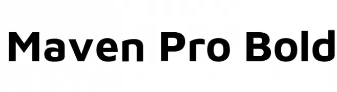 Maven Pro Bold  font caratteri gratis