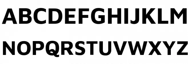 Maven Pro Bold Font UPPERCASE