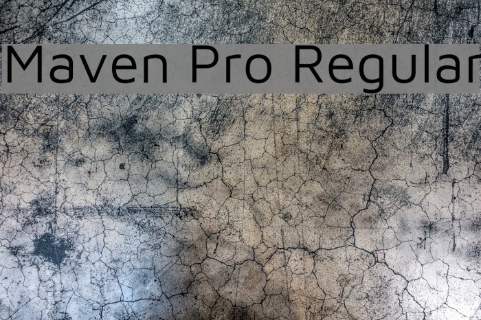 Maven Pro Regular Font examples