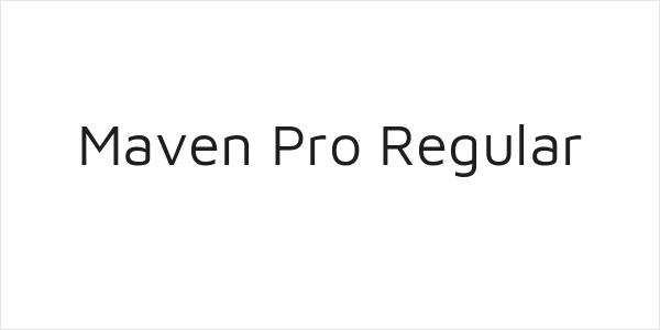 Maven Pro Regular Logo