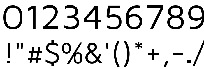 Maven Pro VF Beta Regular Font OTHER CHARS