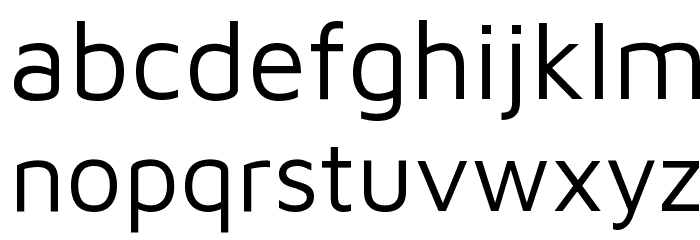 Maven Pro VF Beta Regular Font LOWERCASE