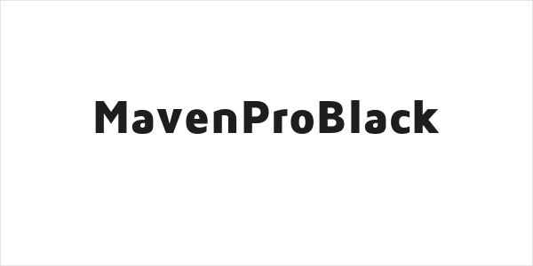 MavenProBlack Logo