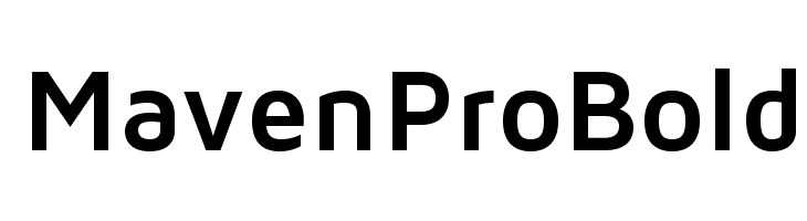 MavenProBold Font