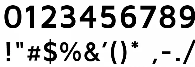 MavenProBold Font OTHER CHARS