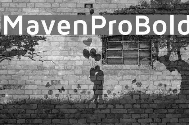 MavenProBold Font examples