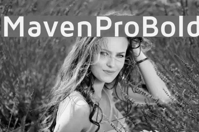 MavenProBold Font examples