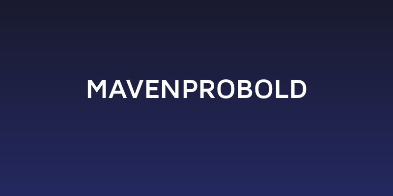 MavenProBold Social Header