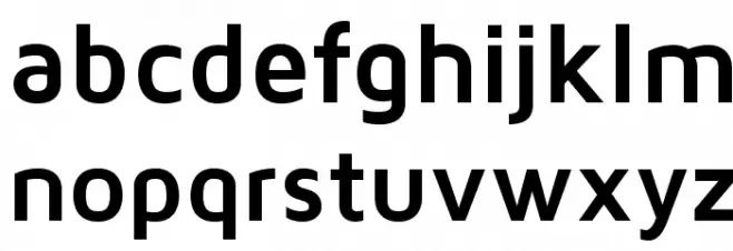 MavenProBold Font LOWERCASE