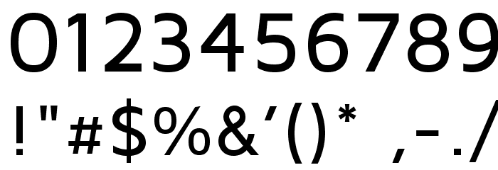 MavenProMedium Font OTHER CHARS