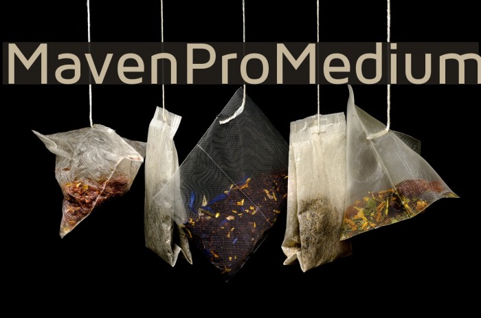 MavenProMedium Font examples