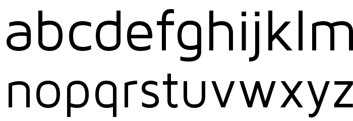 MavenProRegular Font LOWERCASE