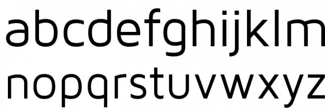 MavenProRegular Font LOWERCASE