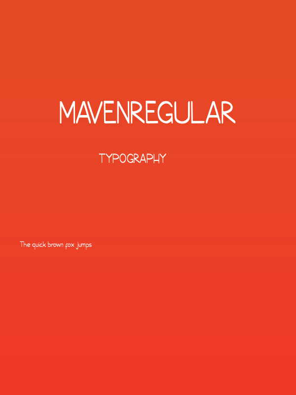 MavenRegular Poster