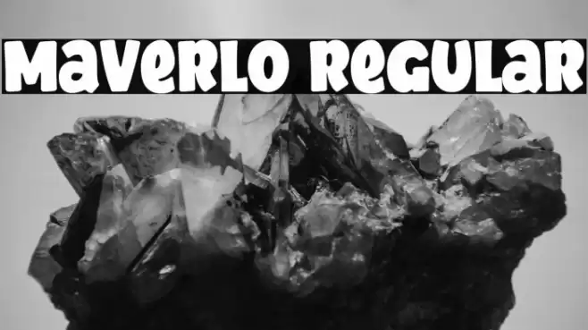 Maverlo Regular Font examples