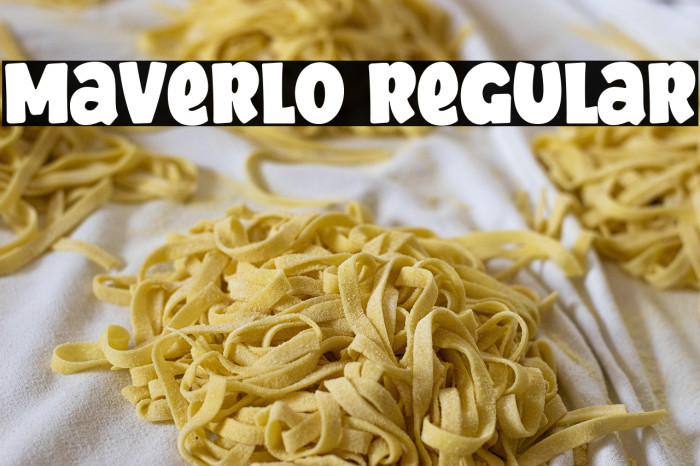 Maverlo Regular Example 3