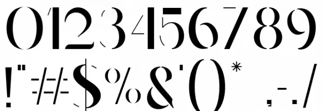 Maves  Regular Font OTHER CHARS