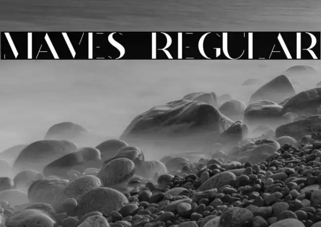 Maves  Regular Font examples