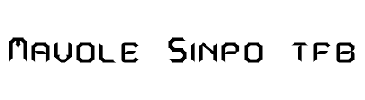 Mavole Sinpo tfb  免费字体下载