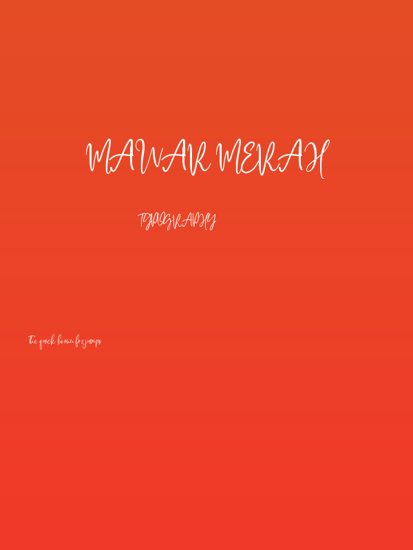 Mawar Merah Poster
