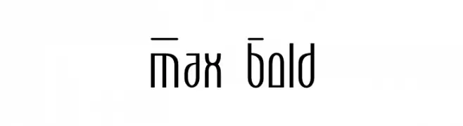 Max  Bold 